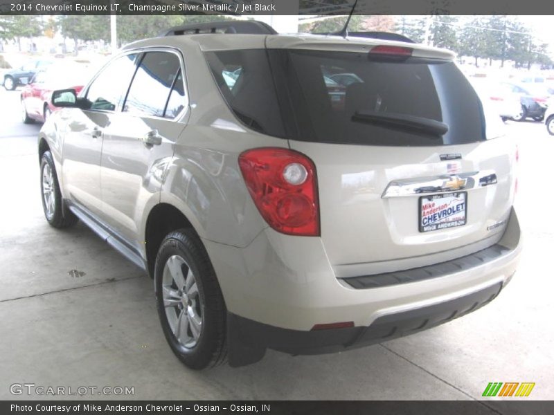 Champagne Silver Metallic / Jet Black 2014 Chevrolet Equinox LT