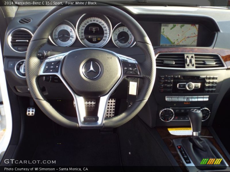 Dashboard of 2014 C 350 Sport