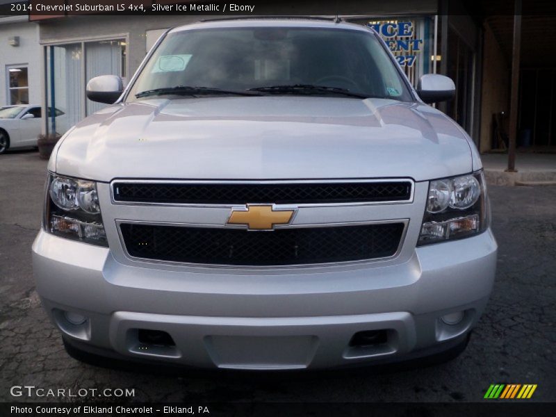 Silver Ice Metallic / Ebony 2014 Chevrolet Suburban LS 4x4