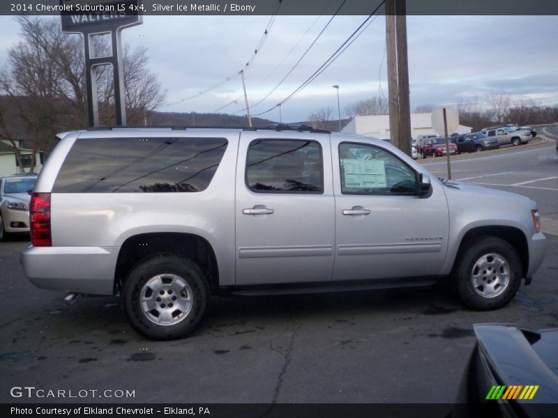Silver Ice Metallic / Ebony 2014 Chevrolet Suburban LS 4x4