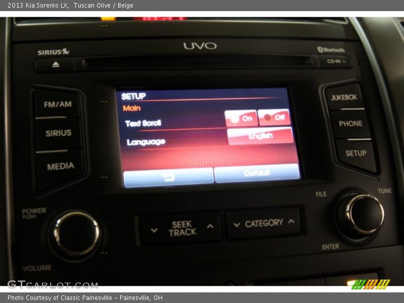 Tuscan Olive / Beige 2013 Kia Sorento LX