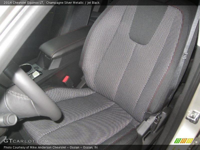 Champagne Silver Metallic / Jet Black 2014 Chevrolet Equinox LT