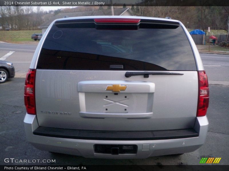 Silver Ice Metallic / Ebony 2014 Chevrolet Suburban LS 4x4