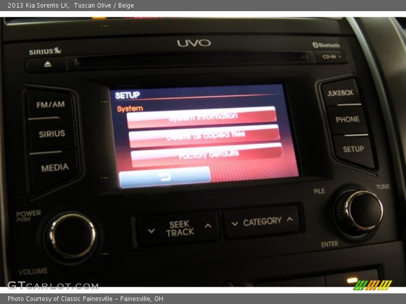 Tuscan Olive / Beige 2013 Kia Sorento LX