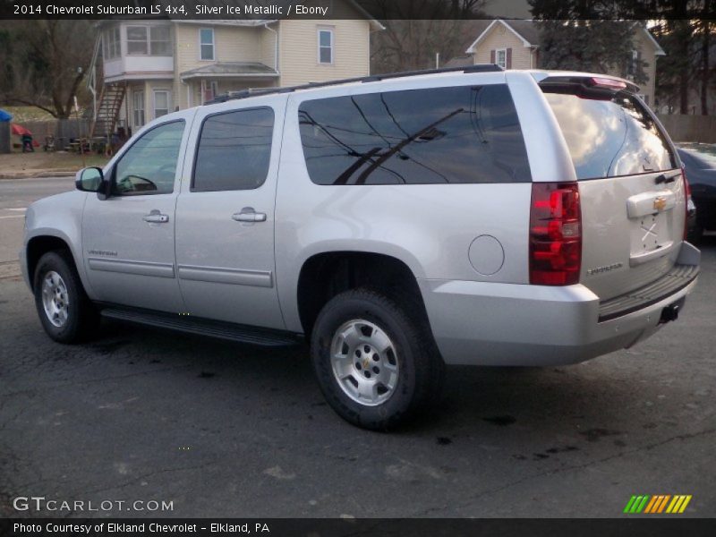 Silver Ice Metallic / Ebony 2014 Chevrolet Suburban LS 4x4