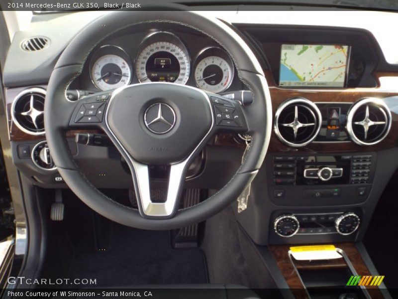 Black / Black 2014 Mercedes-Benz GLK 350