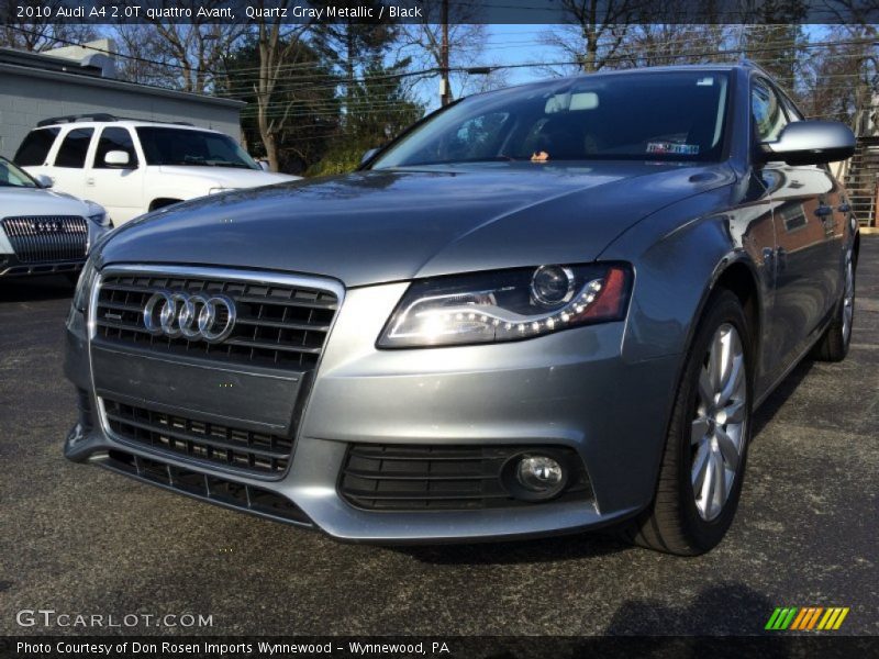 Quartz Gray Metallic / Black 2010 Audi A4 2.0T quattro Avant