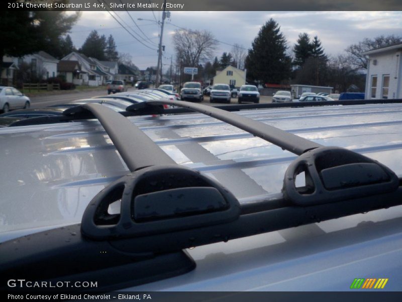 Silver Ice Metallic / Ebony 2014 Chevrolet Suburban LS 4x4