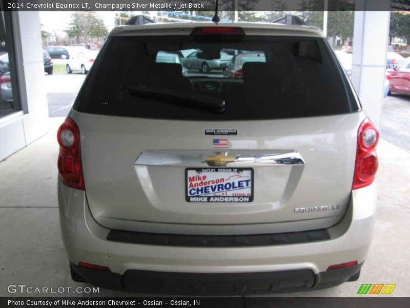 Champagne Silver Metallic / Jet Black 2014 Chevrolet Equinox LT