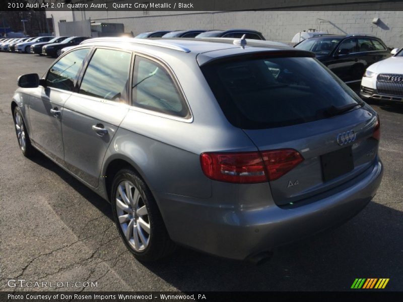 Quartz Gray Metallic / Black 2010 Audi A4 2.0T quattro Avant