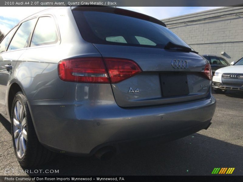 Quartz Gray Metallic / Black 2010 Audi A4 2.0T quattro Avant