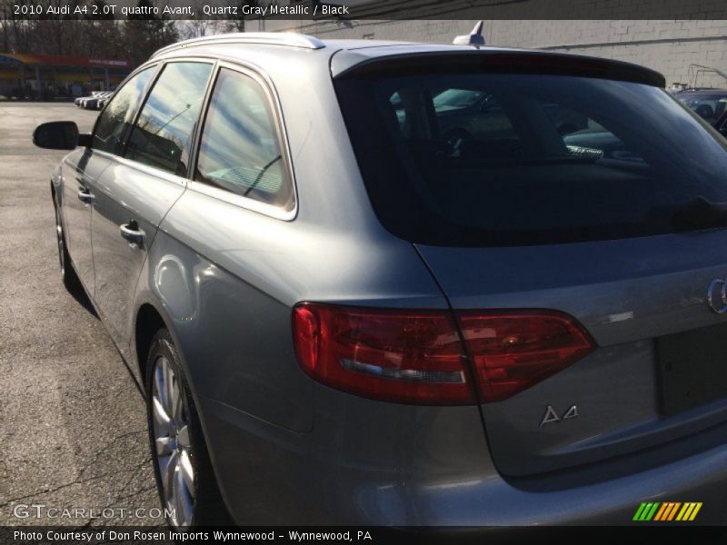 Quartz Gray Metallic / Black 2010 Audi A4 2.0T quattro Avant