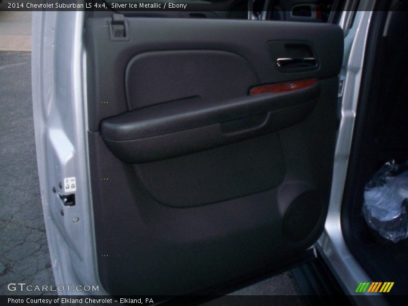 Silver Ice Metallic / Ebony 2014 Chevrolet Suburban LS 4x4