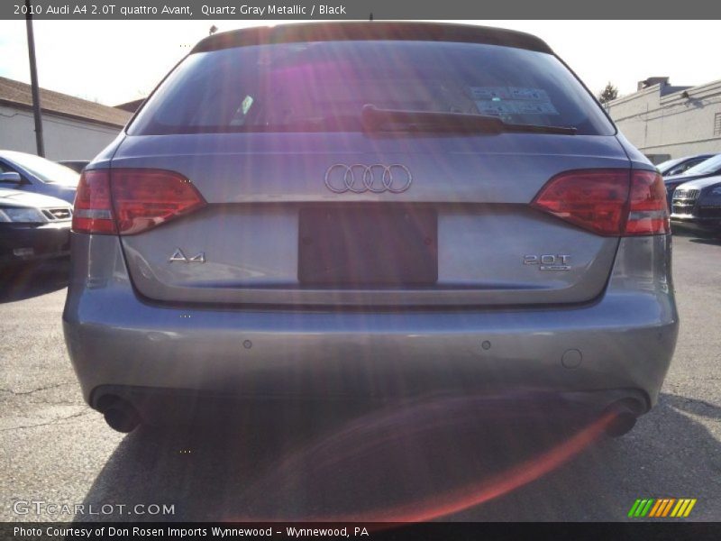 Quartz Gray Metallic / Black 2010 Audi A4 2.0T quattro Avant