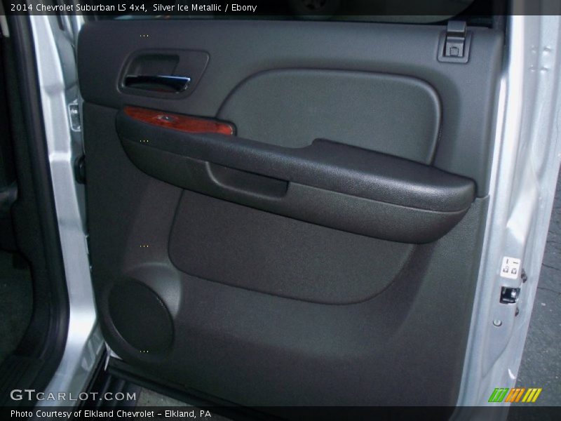 Silver Ice Metallic / Ebony 2014 Chevrolet Suburban LS 4x4