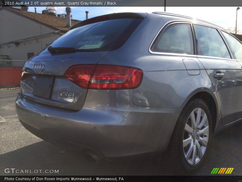 Quartz Gray Metallic / Black 2010 Audi A4 2.0T quattro Avant