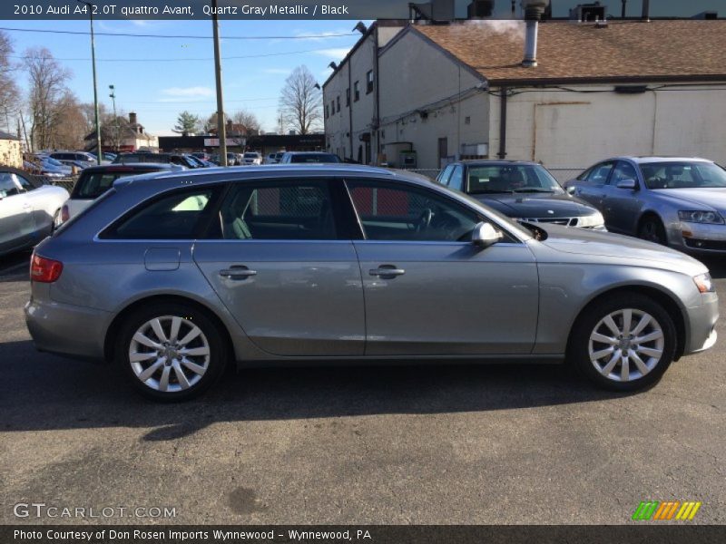 Quartz Gray Metallic / Black 2010 Audi A4 2.0T quattro Avant
