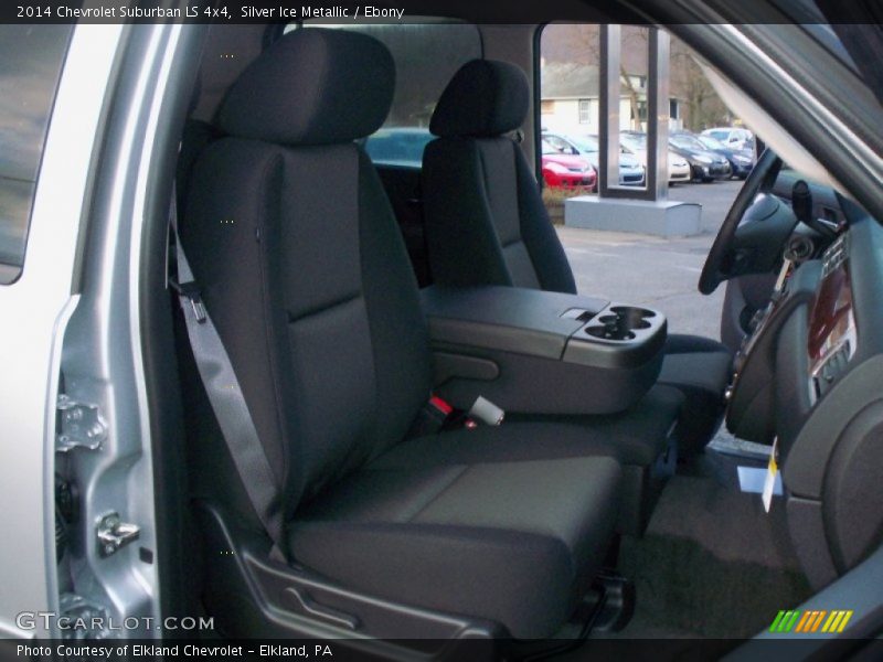 Silver Ice Metallic / Ebony 2014 Chevrolet Suburban LS 4x4