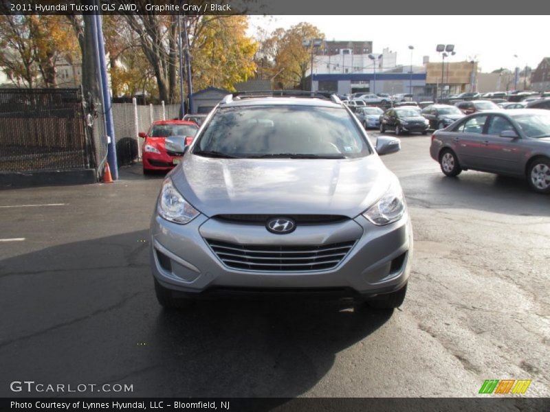 Graphite Gray / Black 2011 Hyundai Tucson GLS AWD