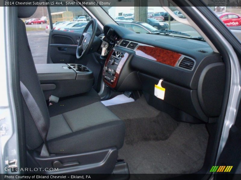 Silver Ice Metallic / Ebony 2014 Chevrolet Suburban LS 4x4