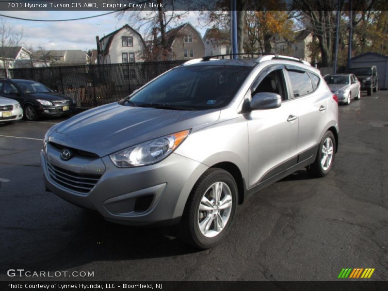 Graphite Gray / Black 2011 Hyundai Tucson GLS AWD