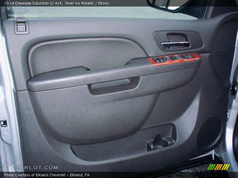 Silver Ice Metallic / Ebony 2014 Chevrolet Suburban LS 4x4