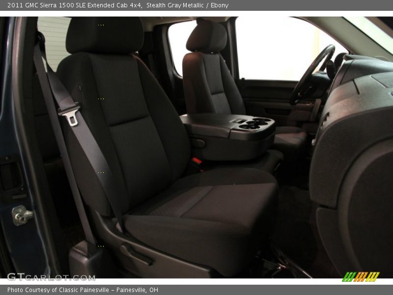 Stealth Gray Metallic / Ebony 2011 GMC Sierra 1500 SLE Extended Cab 4x4