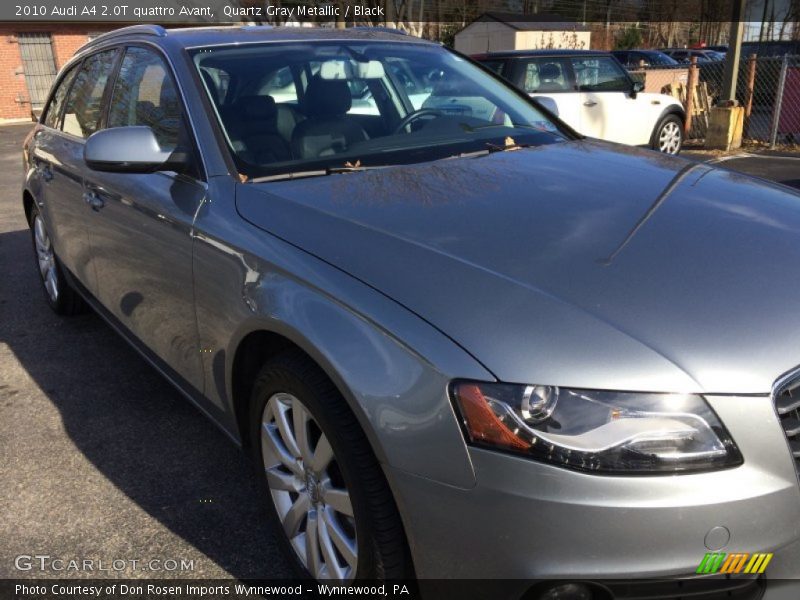 Quartz Gray Metallic / Black 2010 Audi A4 2.0T quattro Avant