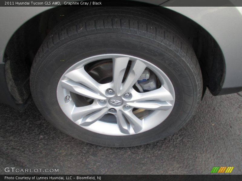 Graphite Gray / Black 2011 Hyundai Tucson GLS AWD