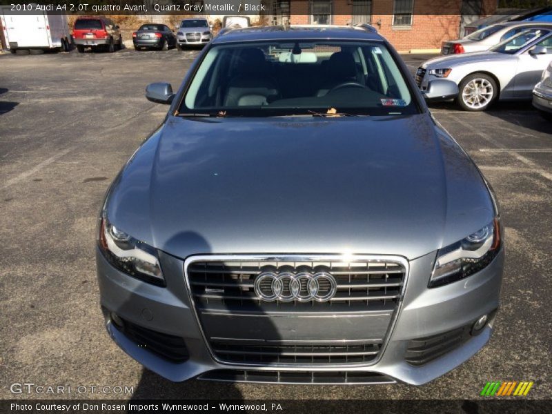 Quartz Gray Metallic / Black 2010 Audi A4 2.0T quattro Avant