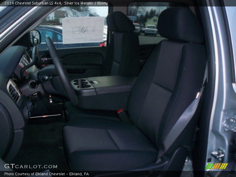 Silver Ice Metallic / Ebony 2014 Chevrolet Suburban LS 4x4