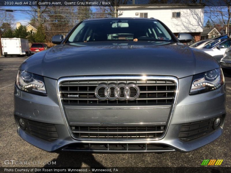 Quartz Gray Metallic / Black 2010 Audi A4 2.0T quattro Avant