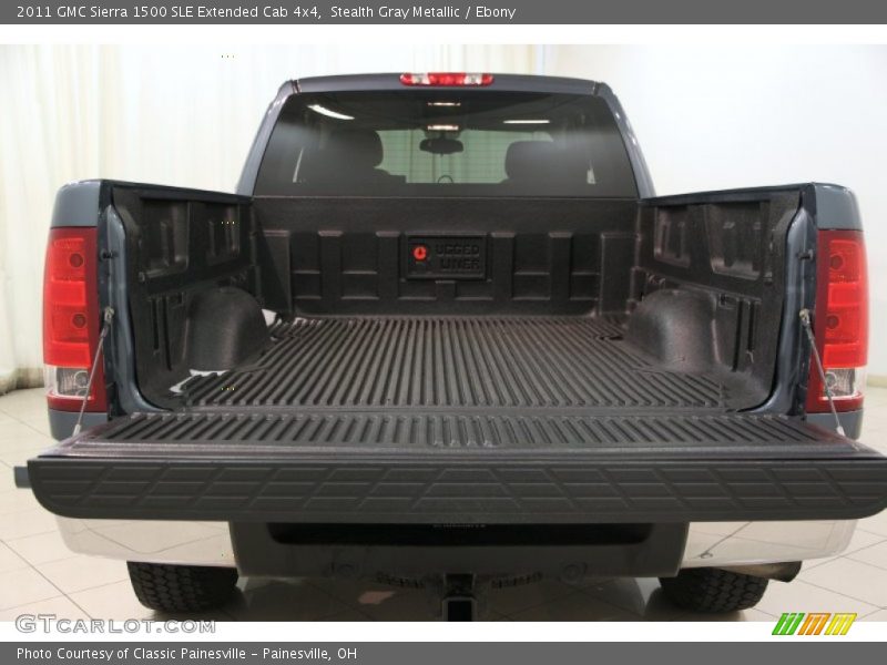 Stealth Gray Metallic / Ebony 2011 GMC Sierra 1500 SLE Extended Cab 4x4