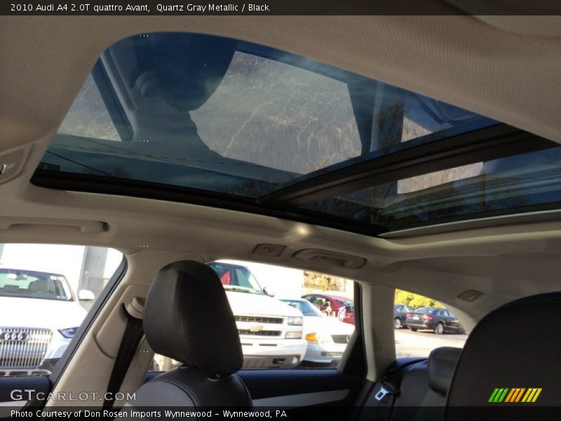Quartz Gray Metallic / Black 2010 Audi A4 2.0T quattro Avant