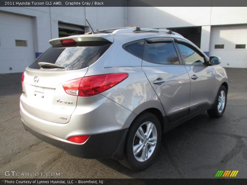 Graphite Gray / Black 2011 Hyundai Tucson GLS AWD
