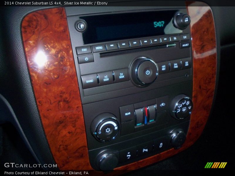 Silver Ice Metallic / Ebony 2014 Chevrolet Suburban LS 4x4