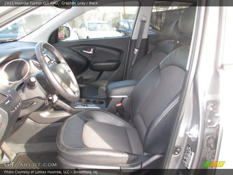 Graphite Gray / Black 2011 Hyundai Tucson GLS AWD