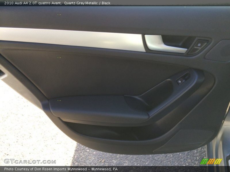 Quartz Gray Metallic / Black 2010 Audi A4 2.0T quattro Avant