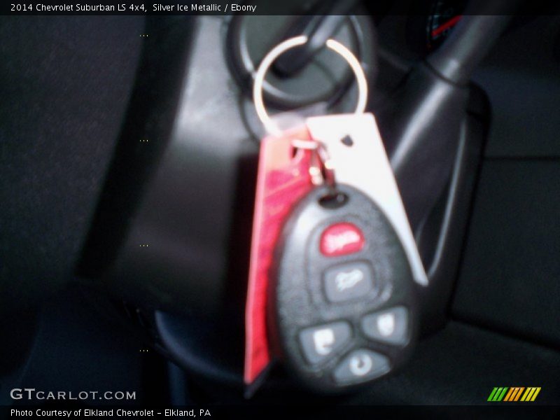 Silver Ice Metallic / Ebony 2014 Chevrolet Suburban LS 4x4
