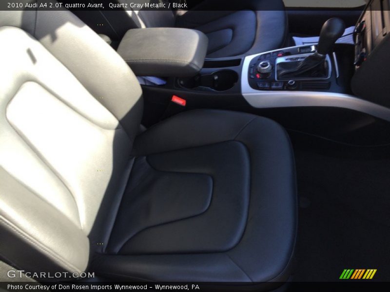 Quartz Gray Metallic / Black 2010 Audi A4 2.0T quattro Avant