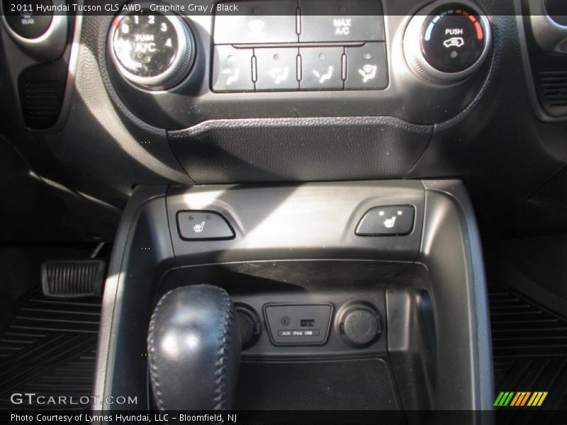 Graphite Gray / Black 2011 Hyundai Tucson GLS AWD