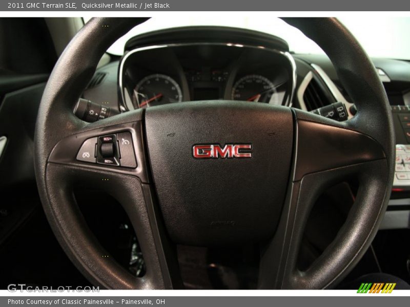 Quicksilver Metallic / Jet Black 2011 GMC Terrain SLE