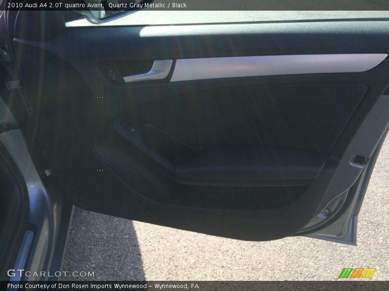 Quartz Gray Metallic / Black 2010 Audi A4 2.0T quattro Avant