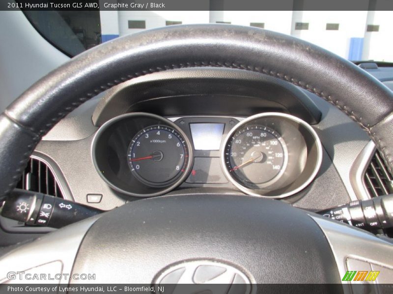 Graphite Gray / Black 2011 Hyundai Tucson GLS AWD