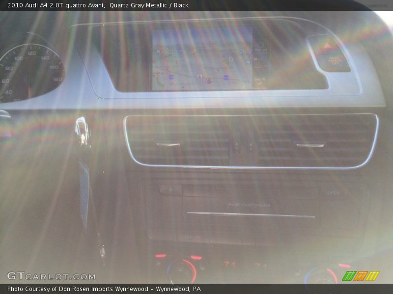 Quartz Gray Metallic / Black 2010 Audi A4 2.0T quattro Avant