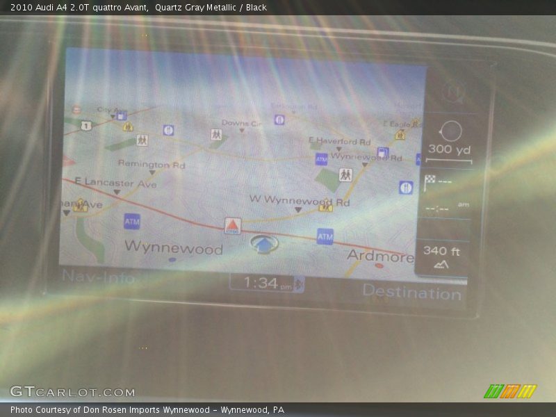 Quartz Gray Metallic / Black 2010 Audi A4 2.0T quattro Avant