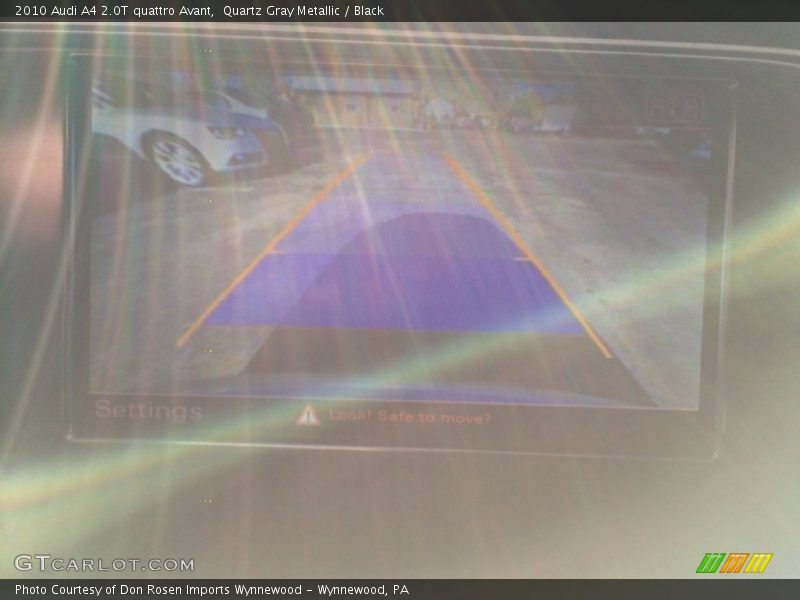 Quartz Gray Metallic / Black 2010 Audi A4 2.0T quattro Avant