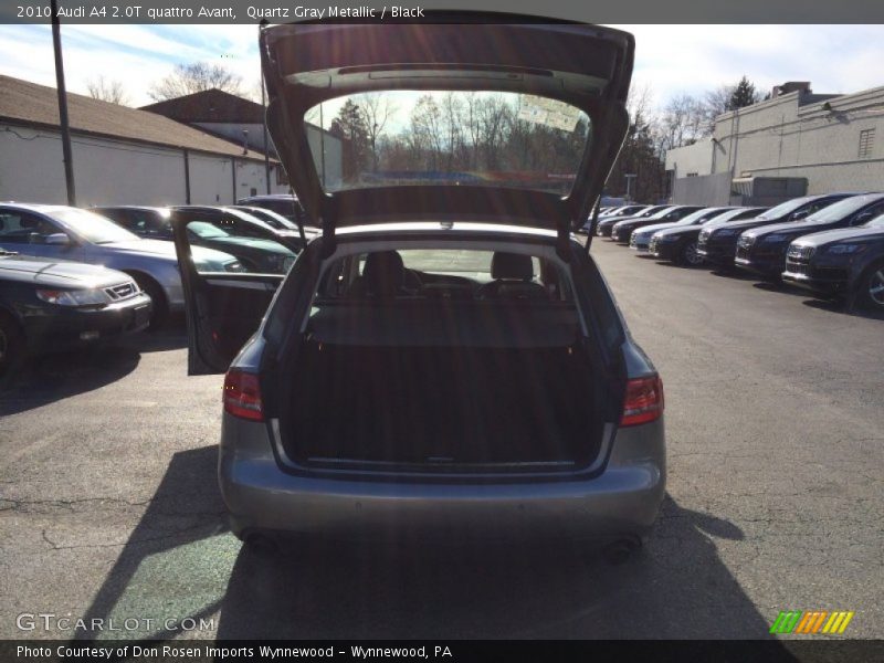 Quartz Gray Metallic / Black 2010 Audi A4 2.0T quattro Avant