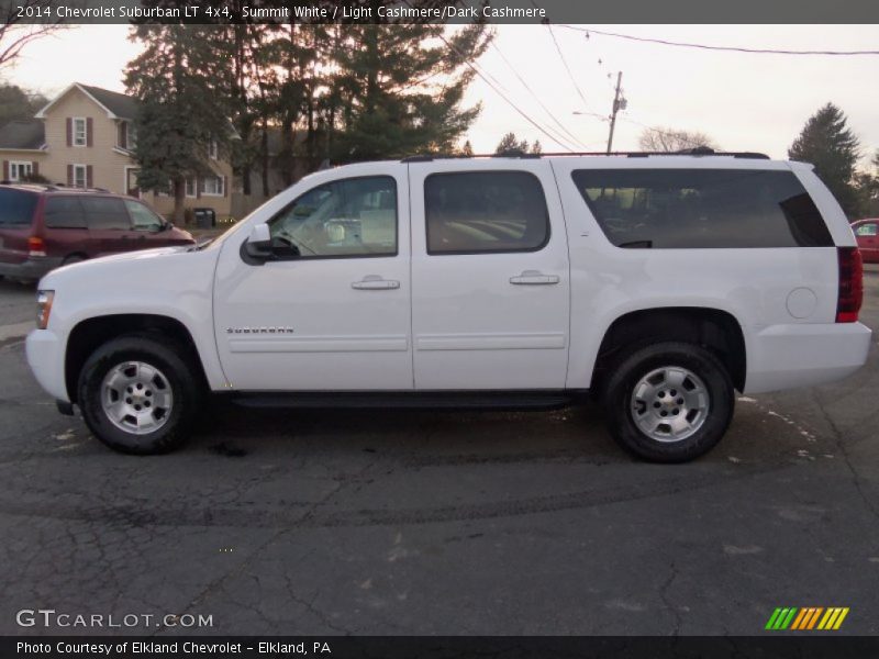 Summit White / Light Cashmere/Dark Cashmere 2014 Chevrolet Suburban LT 4x4