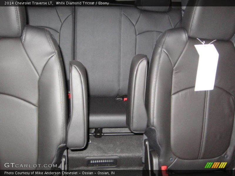 White Diamond Tricoat / Ebony 2014 Chevrolet Traverse LT